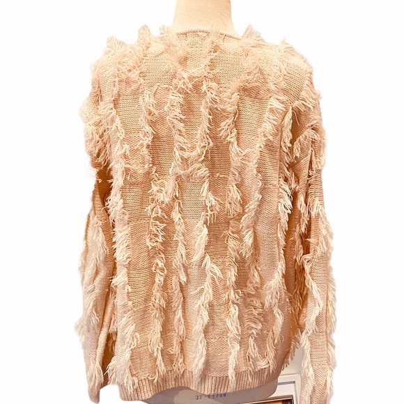 DO+BE Fringe Pullover Sweater - Blush Pink - Picture 2 of 5
